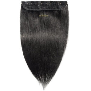 natural black clip in hair extensions